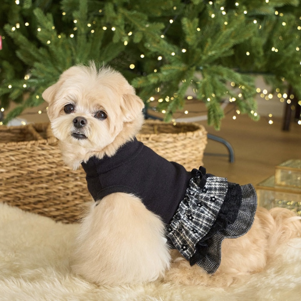 Cancan素雅內搭層裙 -羊毛呢 黑  It’s sunny outside