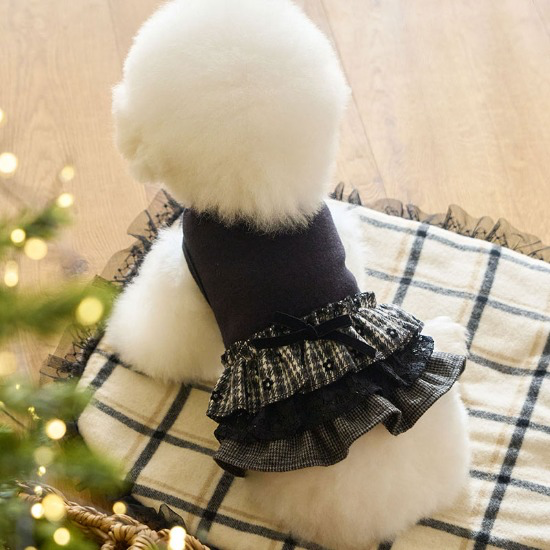 Cancan素雅內搭層裙 -羊毛呢 黑  It’s sunny outside