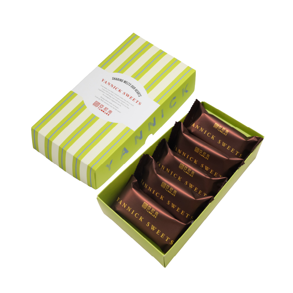 73%黑巧藏心莎布蕾禮盒(5入)【常溫宅配】