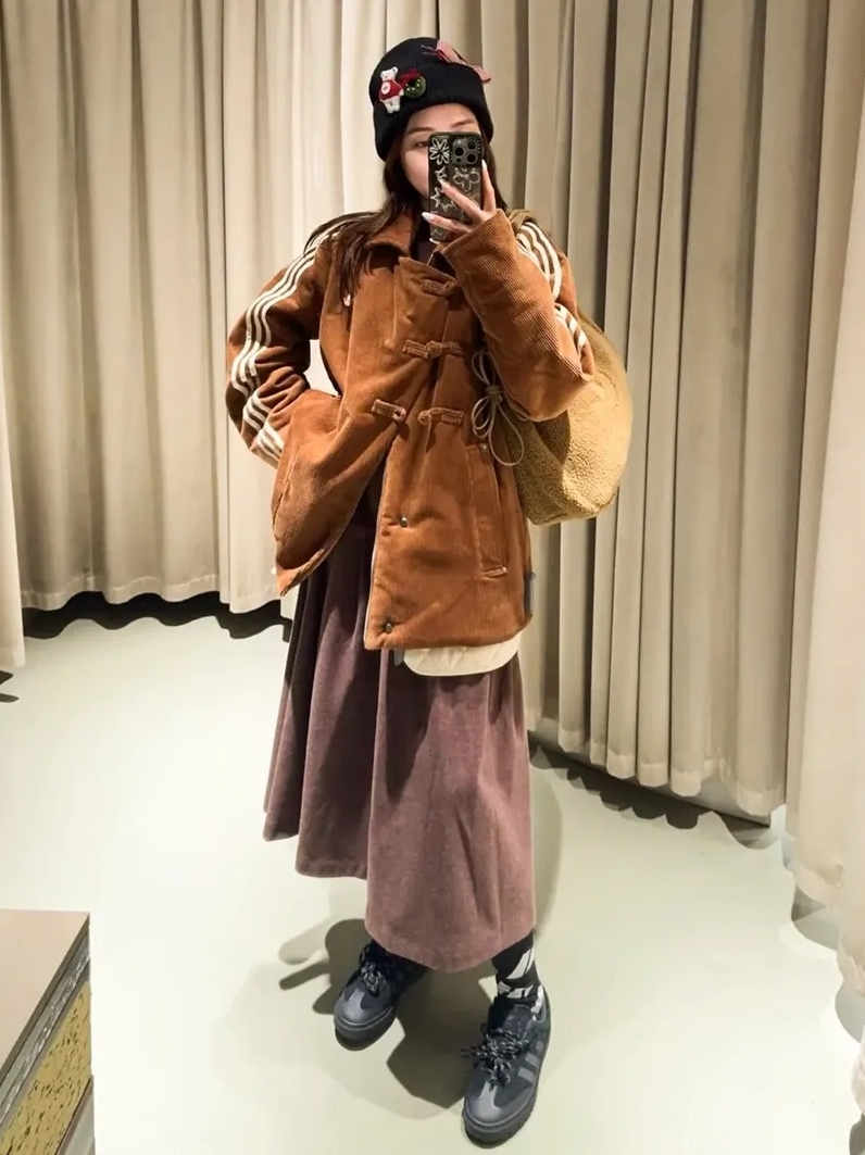 【中式復古老錢風】ADIDAS ORIGINALS PAD JACKET 新中式 盤扣 鋪棉外套 拉鍊外套 翻領 水洗黑 KR5066 焦糖棕 KQ5135