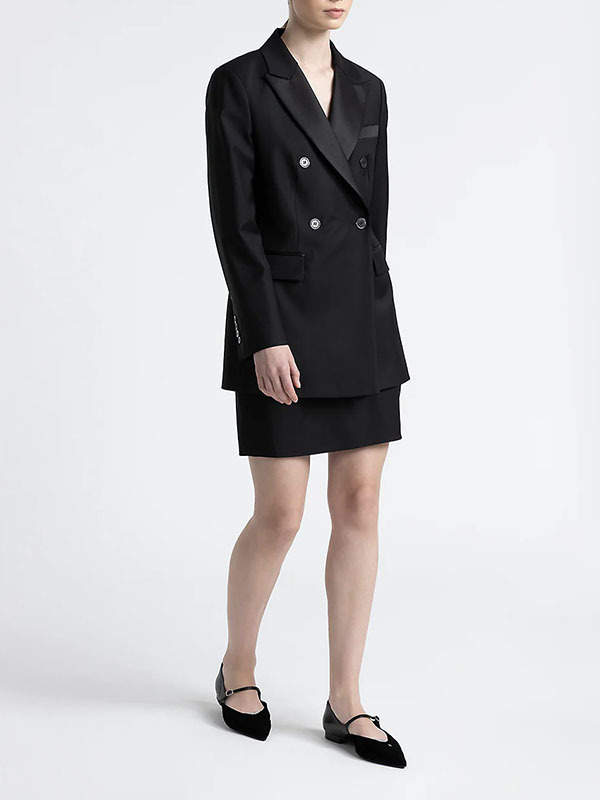 PESERICO 銀鍊短裙