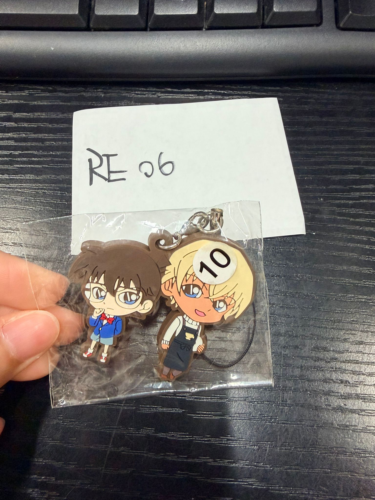 名偵探柯南 柯南&安室 2人 掛件 # RE06