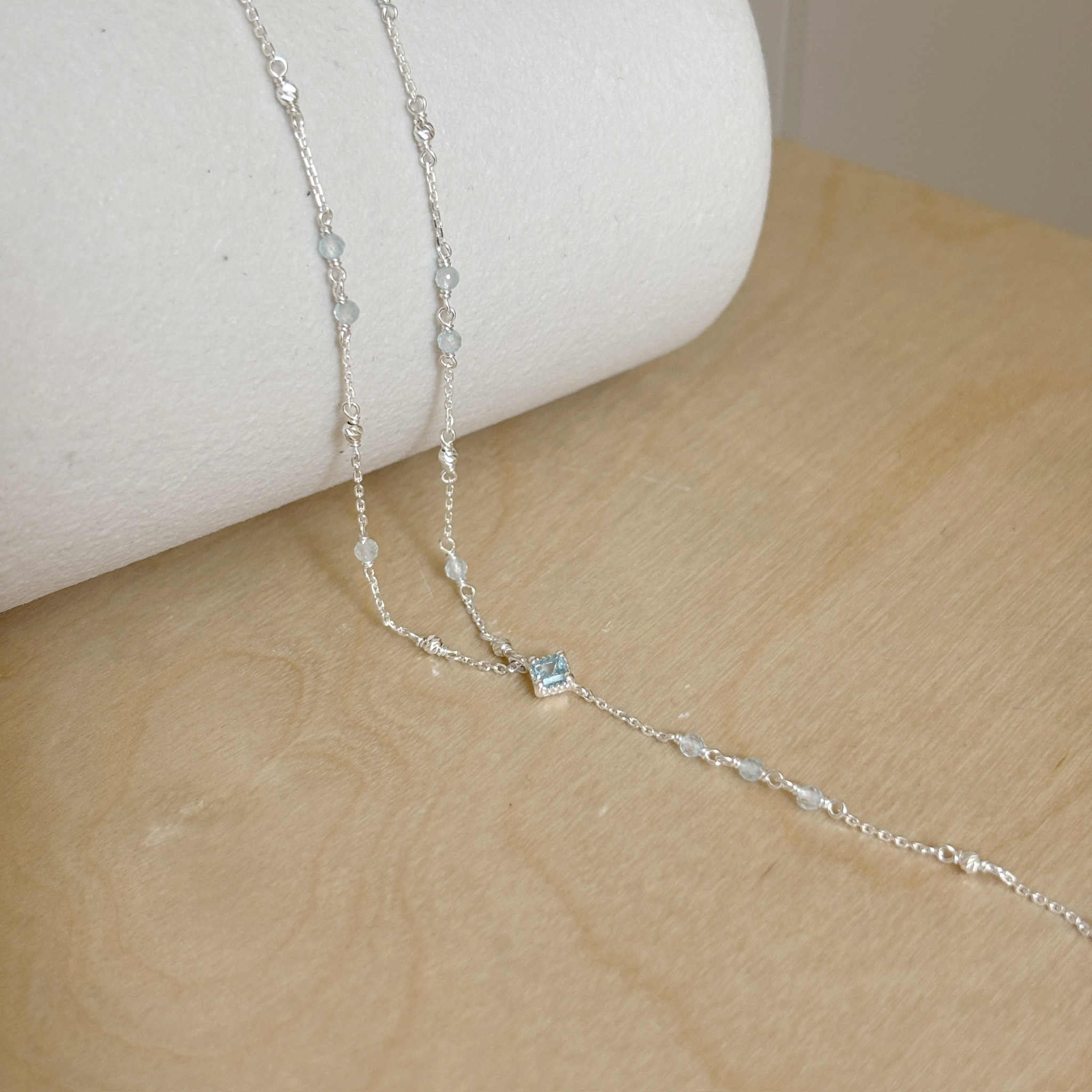 蛋糕菱形cutting ball托帕石奶溝鏈