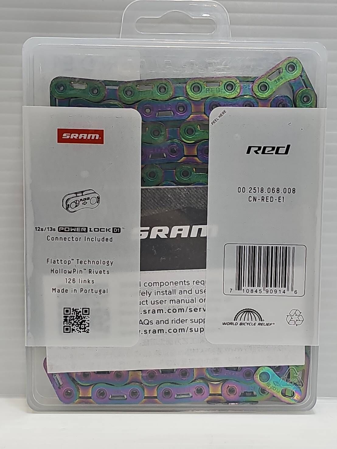 SRAM RED E1 AXS 12S 彩虹鏈條 126目 含快扣 12S POWER LOCK SRAM 原廠鏈條