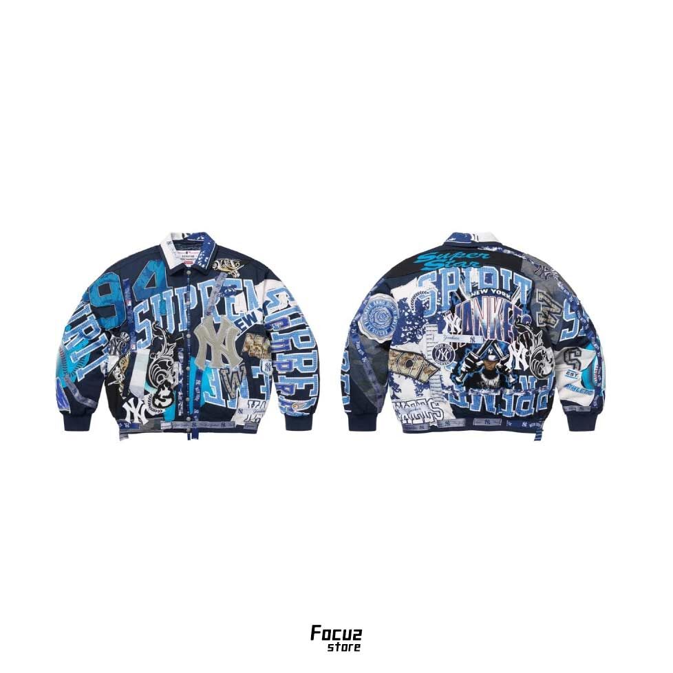 【Focus Store】預購 Supreme FW25 Week17 Jeff Hamilton New York Yankees Varsity Jacket 紐約洋基 棒球夾克