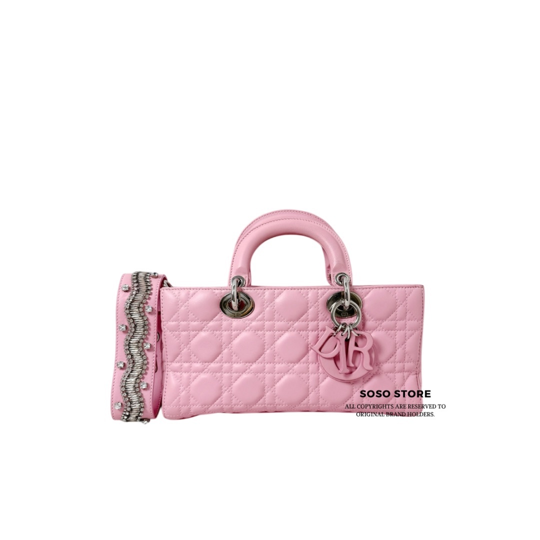 Dior D-Joy Bag - Pink / Shw