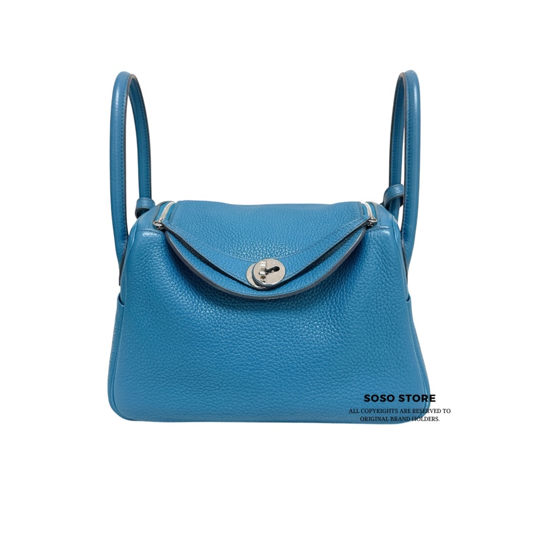 Hermès Lindy 26 - Bleu Frid / Shw