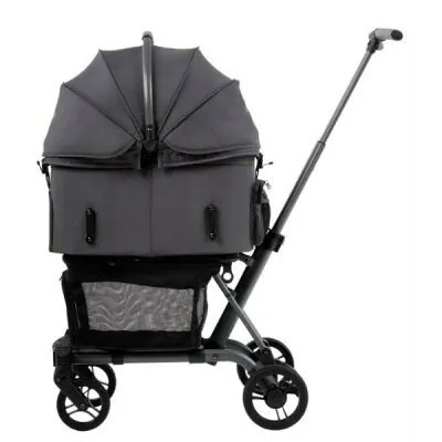 AirBuggy Wiz X 高級輕量寵物手推車 8kg - Dim Grey