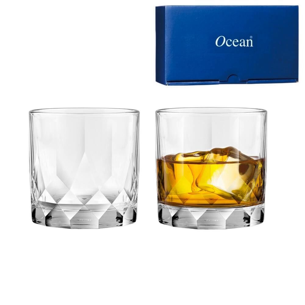 Ocean Connexion 威士忌杯-350ml/2入禮盒組