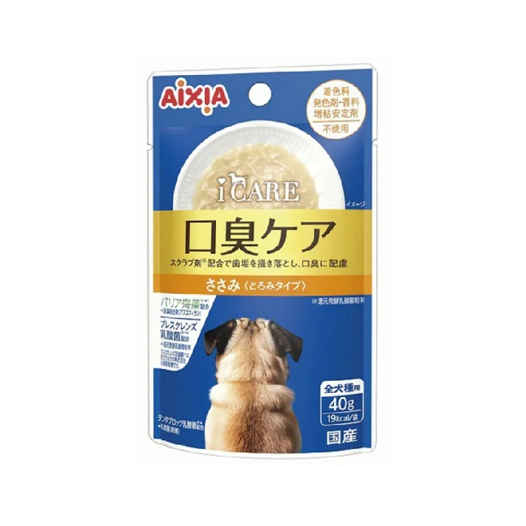 AIXIA i CARE 犬用 減輕口臭 雞柳濕糧 40g