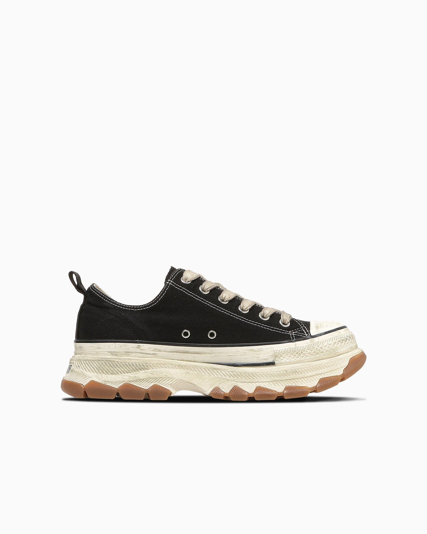 預購┃CONVERSE ALL STAR TREKWAVE AG OX 厚底 低筒 水洗 仿舊 帆布鞋 黑白