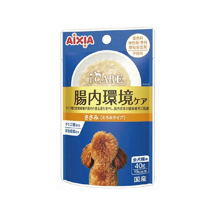 AIXIA i CARE 犬用 腸道護理 雞柳濕糧 40g