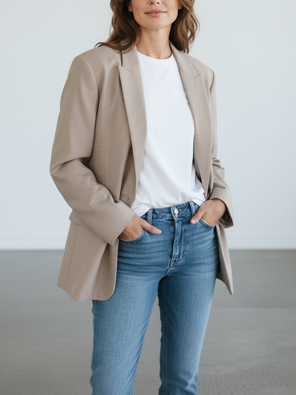 Philosophy 羊毛廓形西裝外套