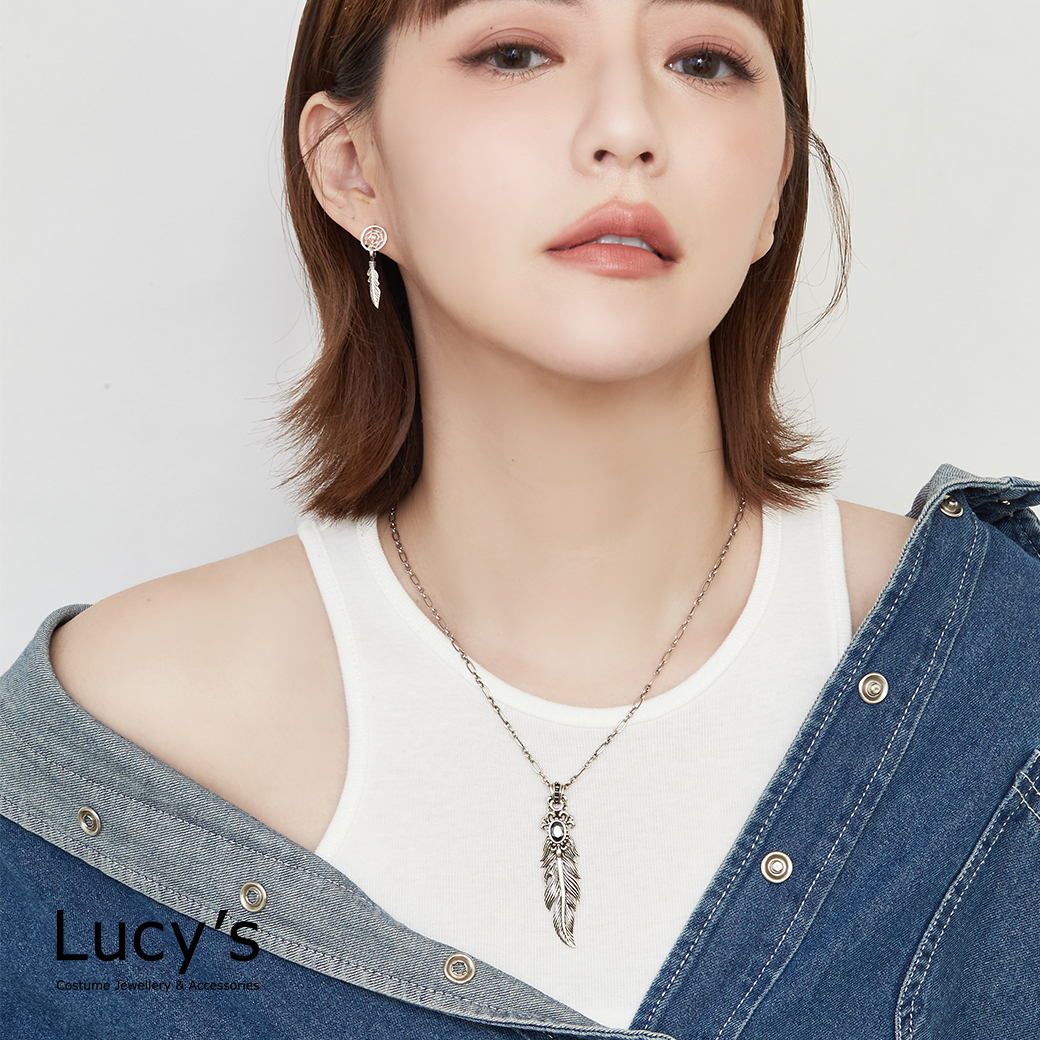 925純銀 光曜羽翼 硫化項鍊 (二色) (118003/118004)