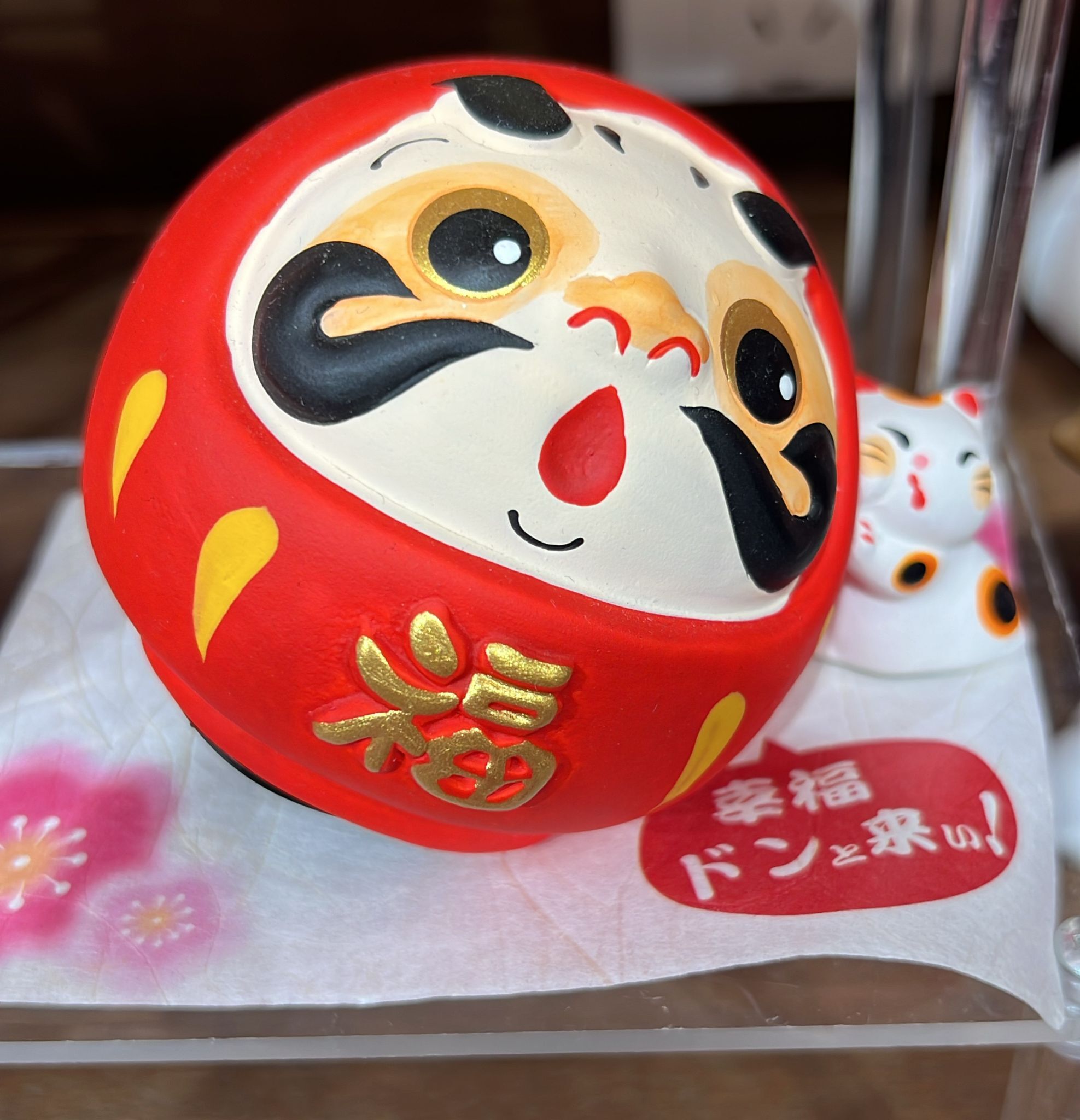 【直播】LL010661 達摩不倒翁存錢罐（紅）(型號：19-328B)