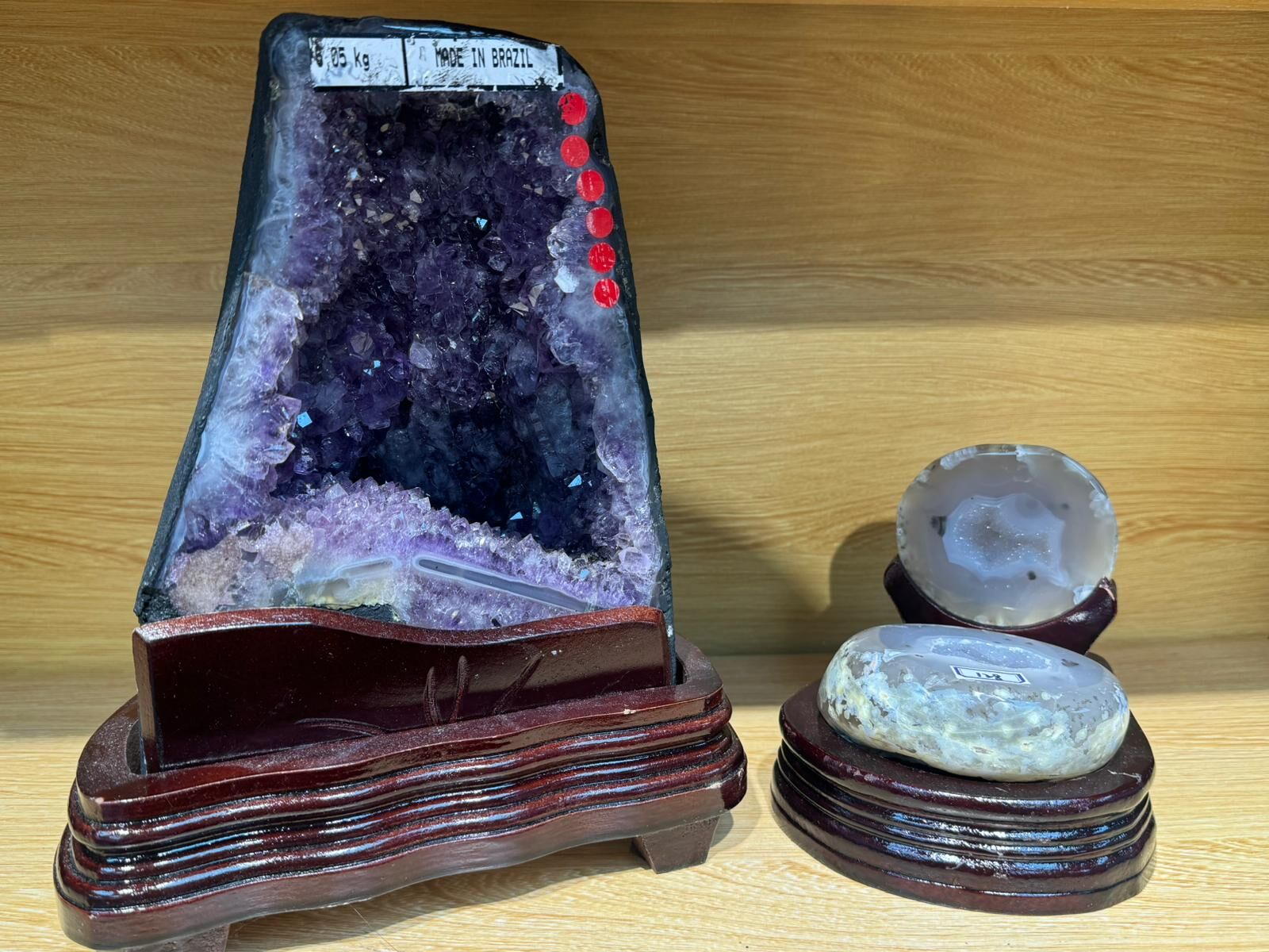 【直播】LL0106402 巴西紫晶洞 5-8kg (送瑪瑙聚寶盆)