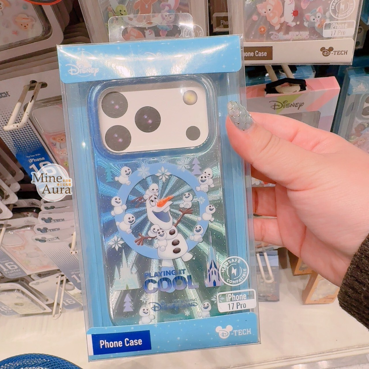 雪寶 Olaf 立體 迷你小雪寶 圖案 iphone17 系列 手機殼 保護套 冰雪奇緣 Frozen -香港迪士尼樂園