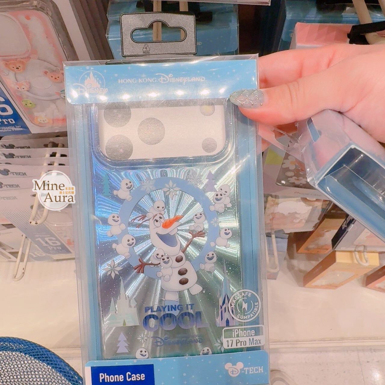 雪寶 Olaf 立體 迷你小雪寶 圖案 iphone17 系列 手機殼 保護套 冰雪奇緣 Frozen -香港迪士尼樂園