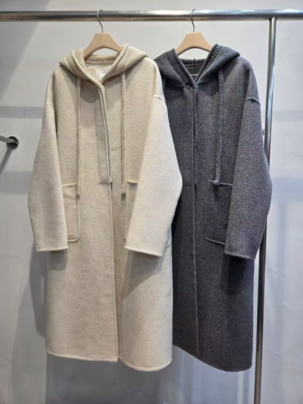 HP5424 休閒連帽羊毛大衣