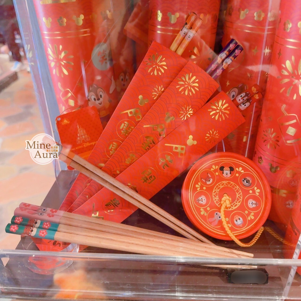 2026 新春限定 米奇 Mickey 與好友們 動物方城市 Zootopia 圖案 筷子組 禮盒 -香港迪士尼樂園