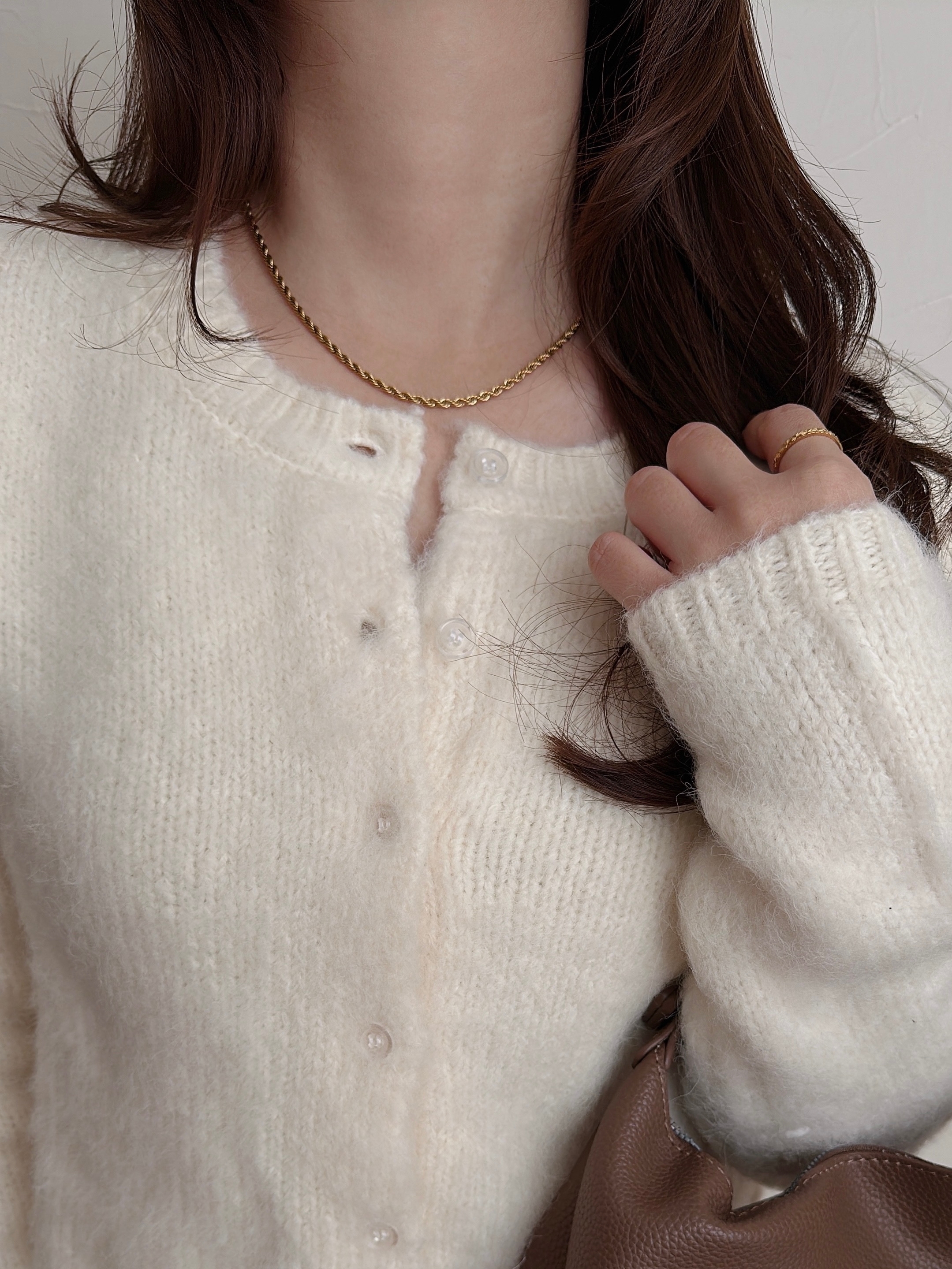 SS magnet rope chain necklace