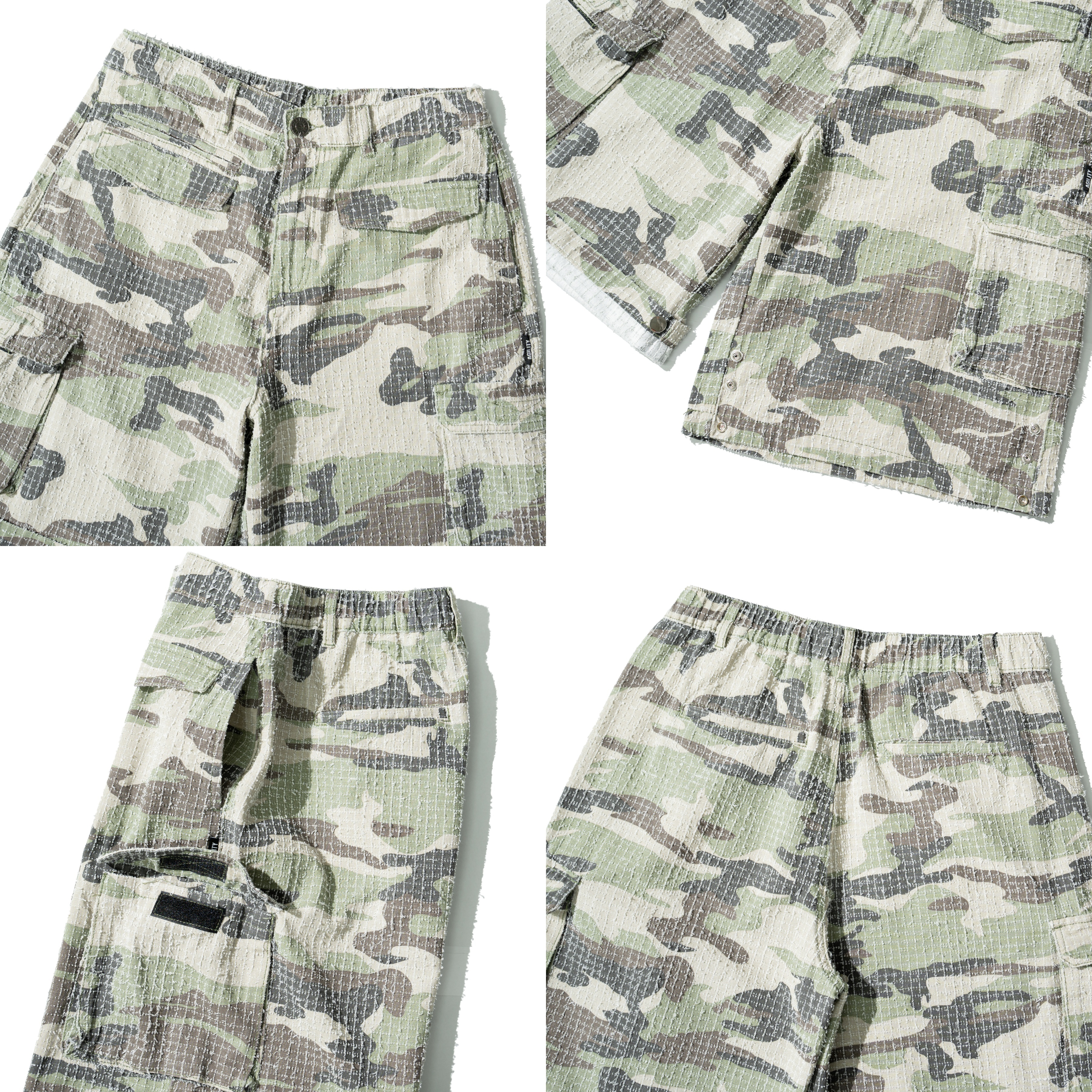 AGILITY Camo Cargo Jorts 七分 可變長度 迷彩短褲 [CM68]