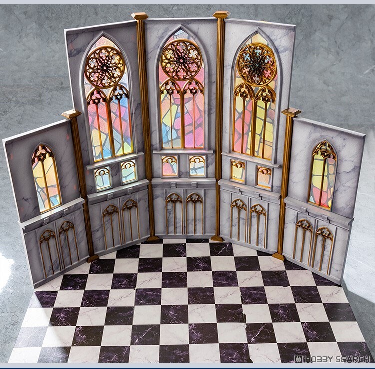 預購26/07 kawa design 1/6 修女 安娜斯塔西婭 大教堂 聖禮堂場景擺件 0419