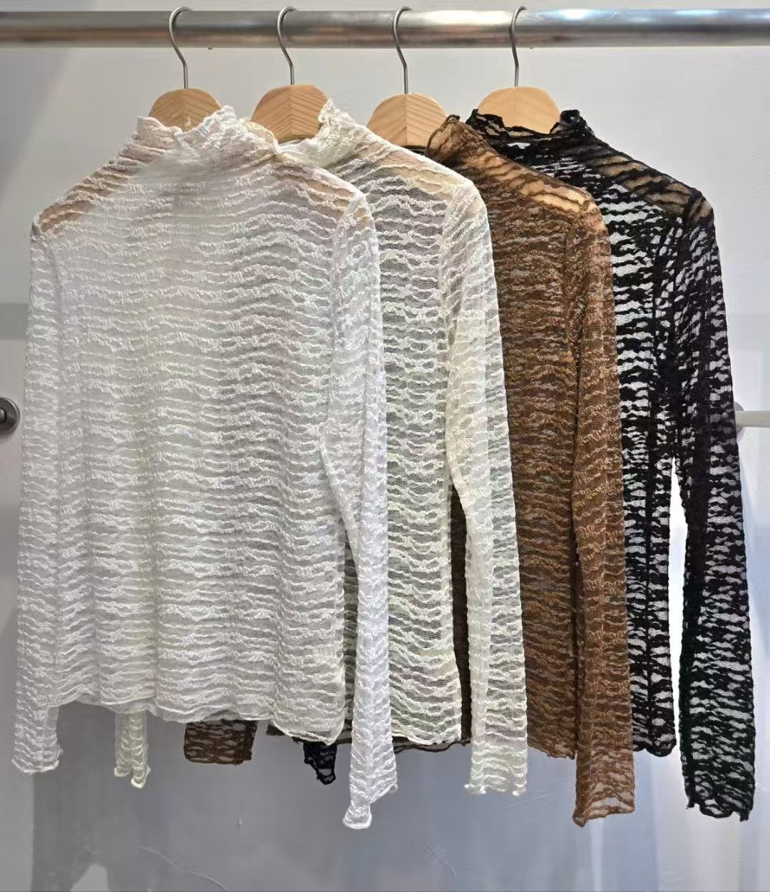 HP5434 蕾絲透紗上衣