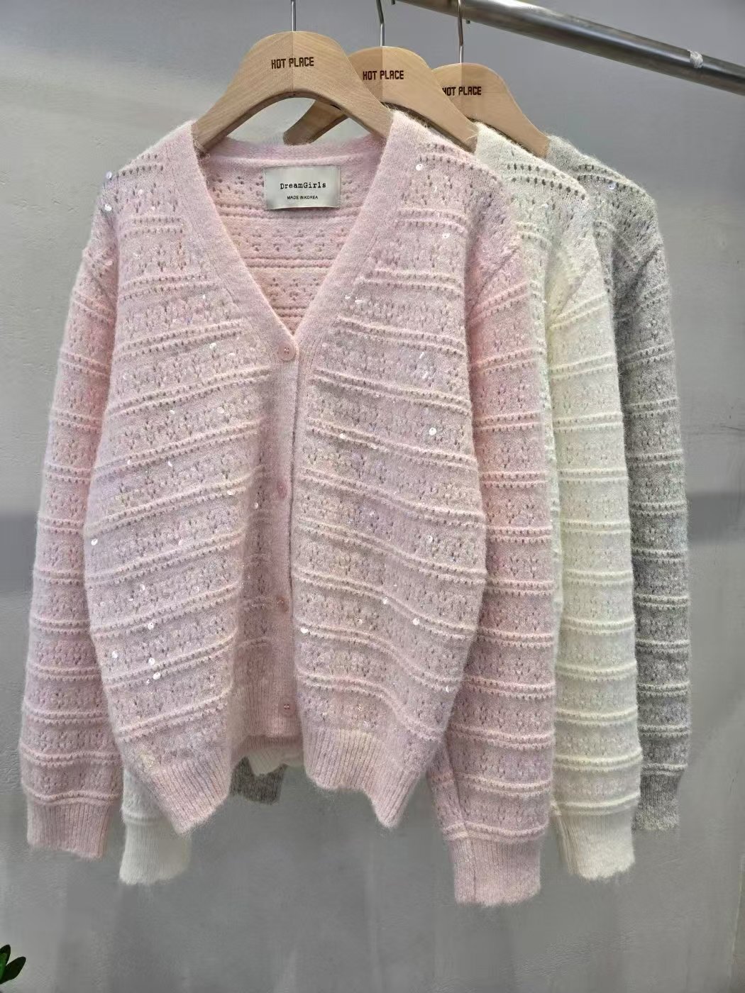 HP5436 閃片針織外套