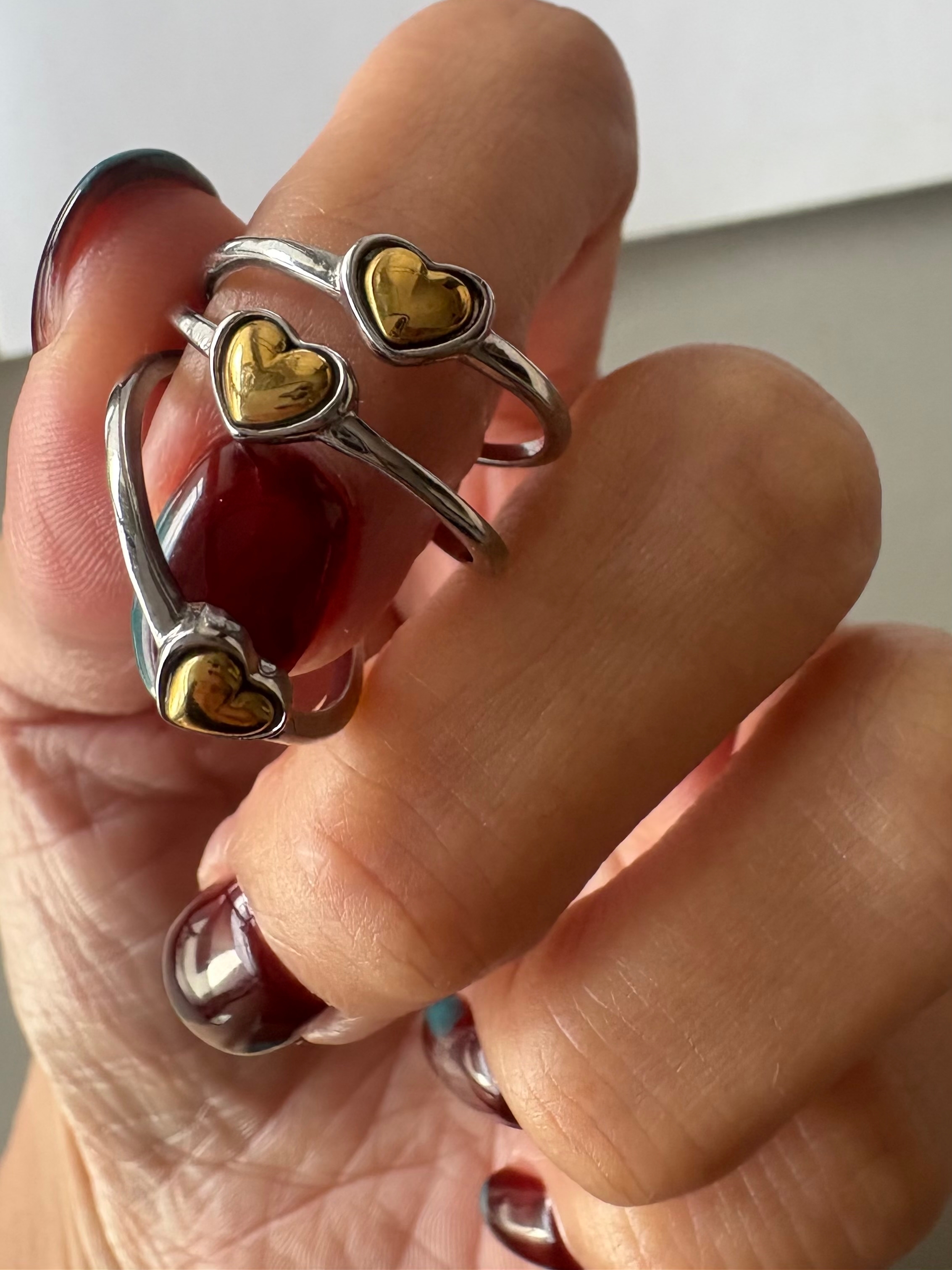 original small heart ring