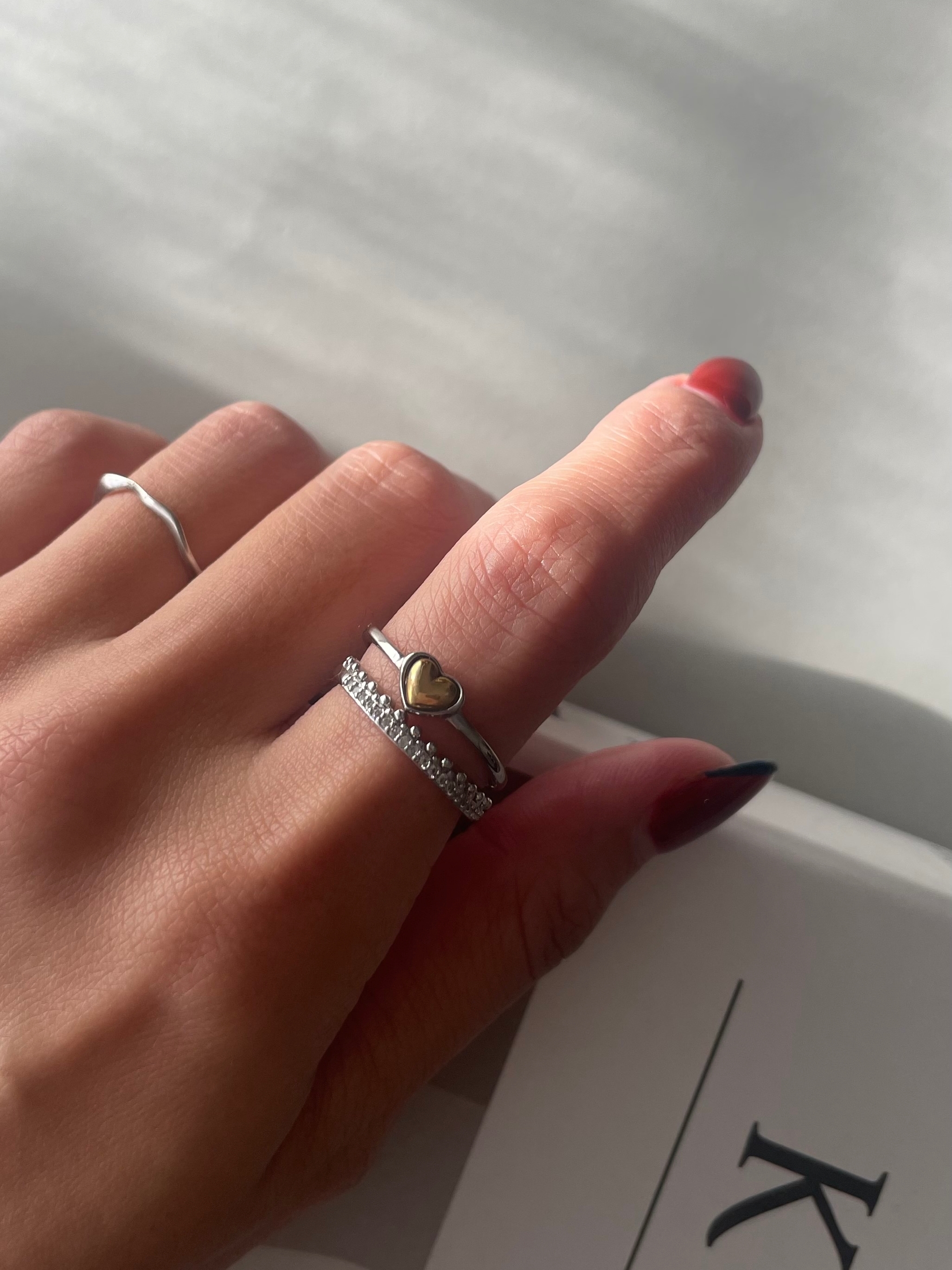 original small heart ring