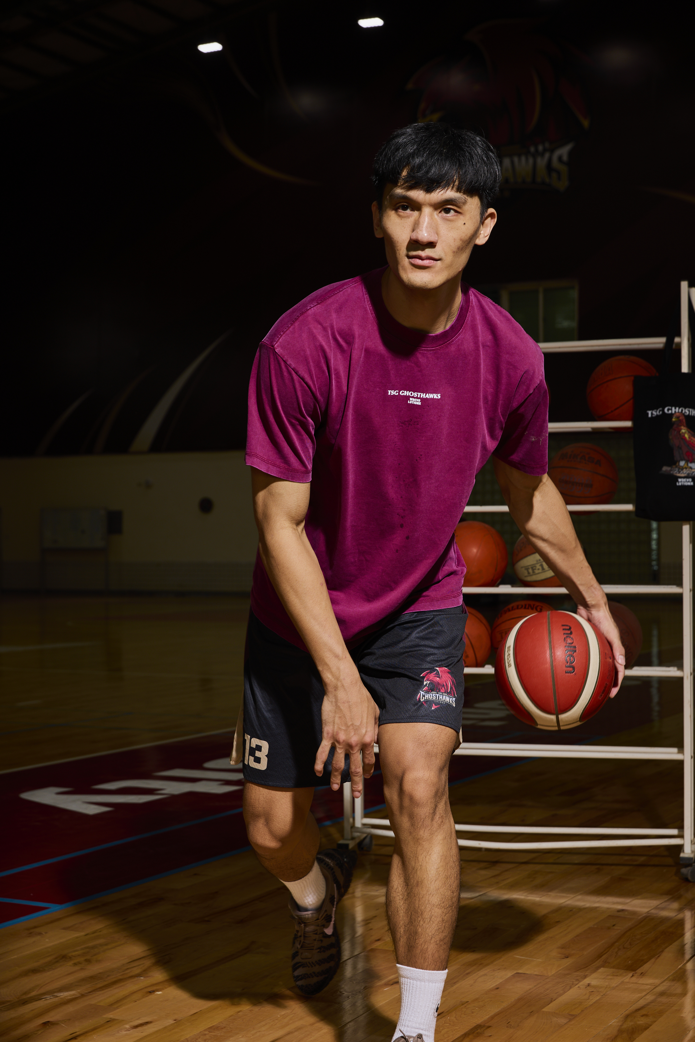 台鋼獵鷹水洗T Beast in the paint｜水洗紅