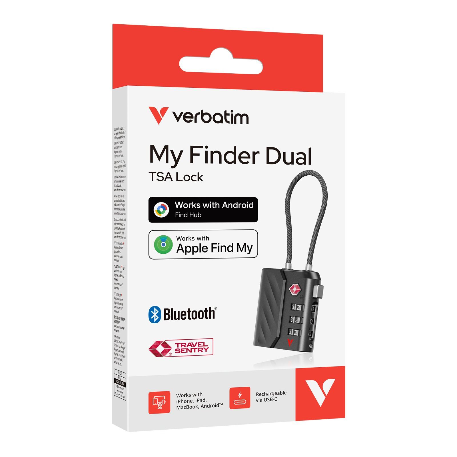 Verbatim My Finder Dual Channel TS Lock (Apple & Android)-30169