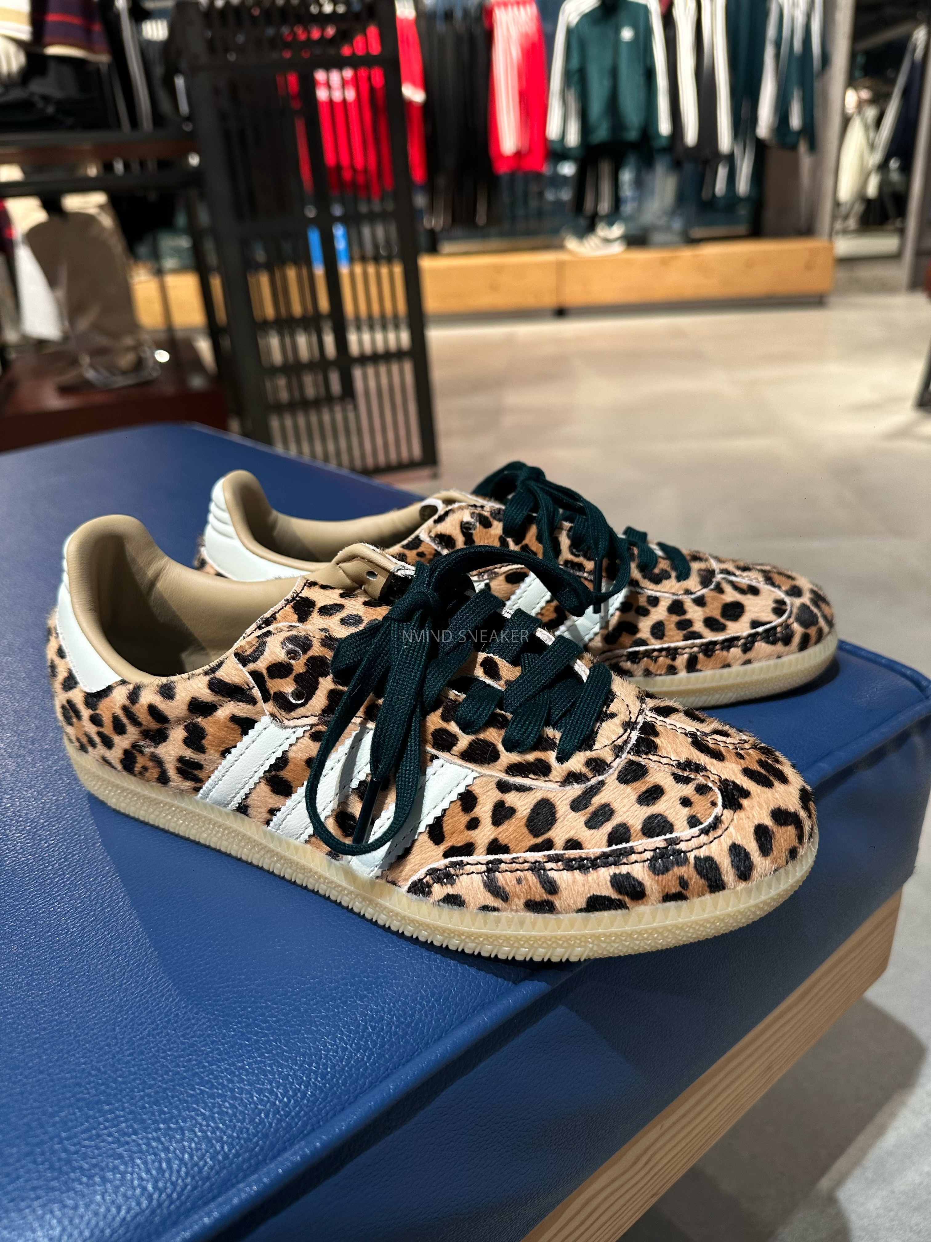 ADIDAS ORIGINALS Samba OG Leopard Magic Beige 豹紋 女鞋