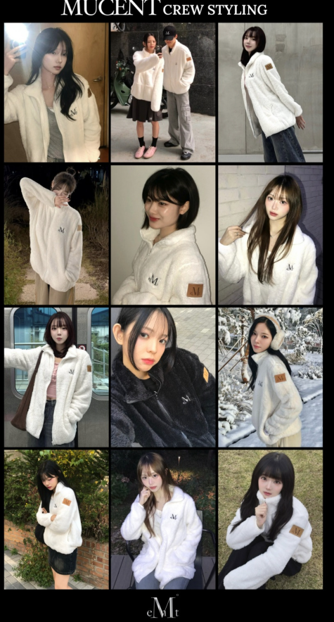 【直播】MUCENT LL0106704 NORMAND CURLY FLEECE ZIP 男女同款毛毛外套