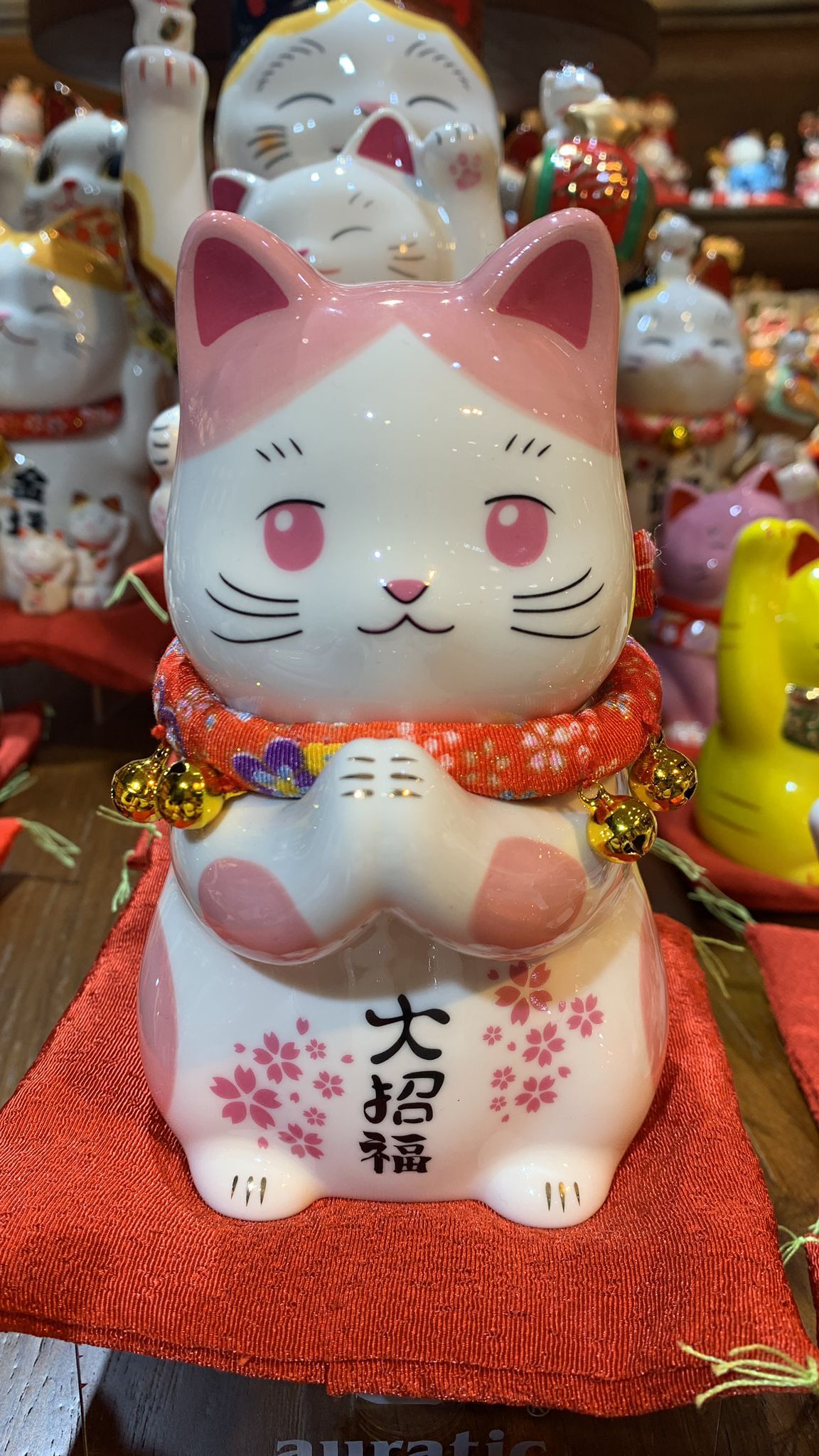 【直播】LL0106458 合手祈福招緣貓 (FY4503)