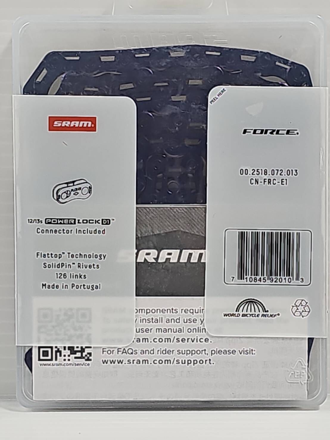 SRAM FORCE E1 AXS 紫色鏈條 12S 13S 鏈條 126目 含快扣 12S POWER LOCK SRAM 原廠鏈條