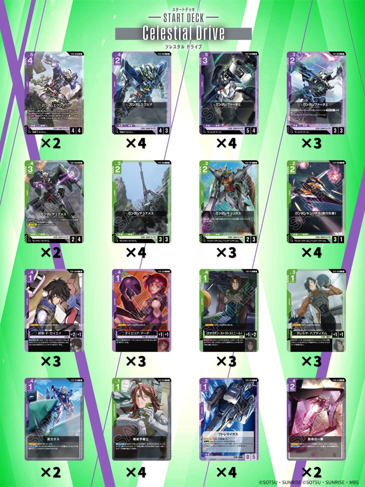 高達卡牌遊戲 起始卡組 Celestial Drive [ST07]