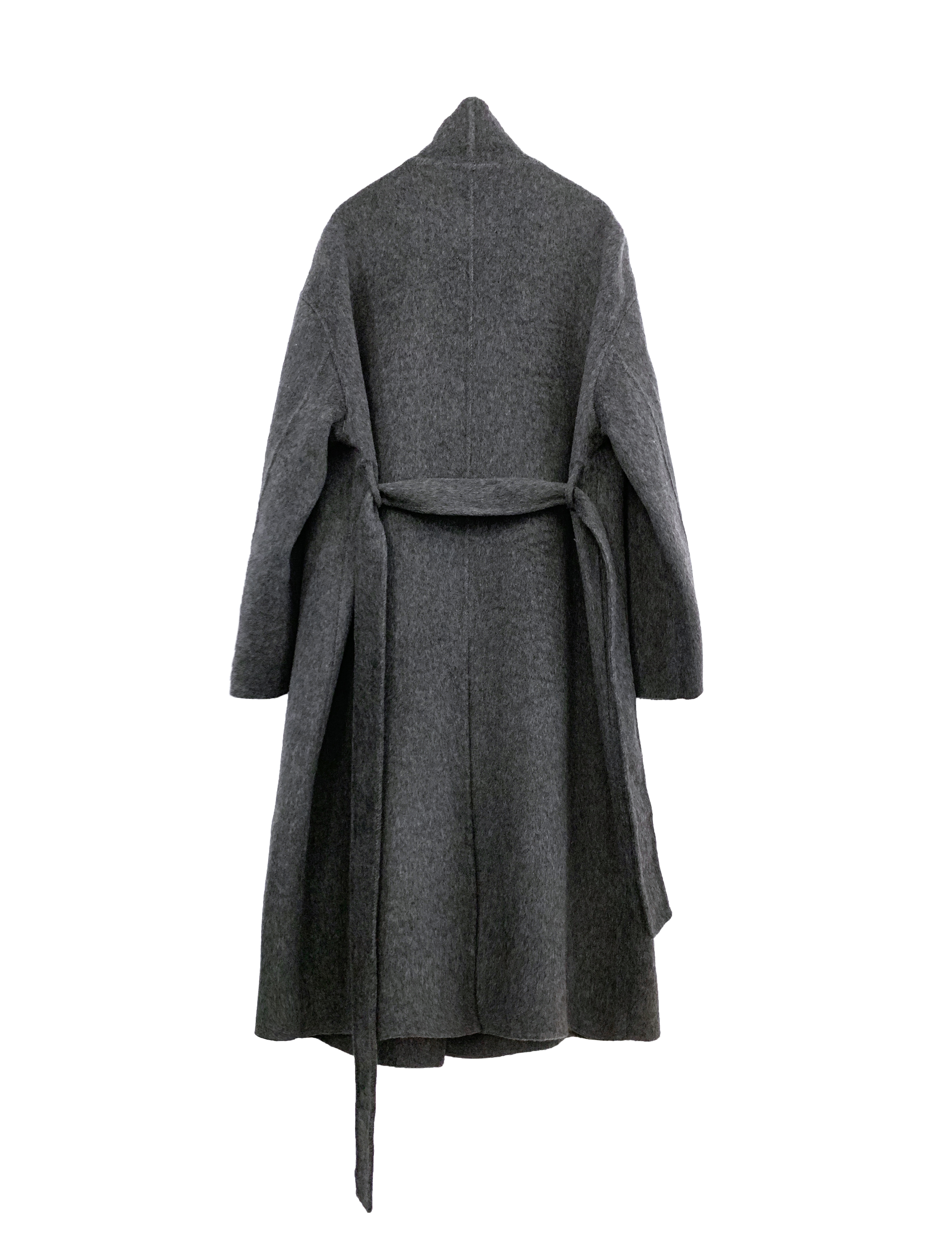 立領70%羊毛大衣