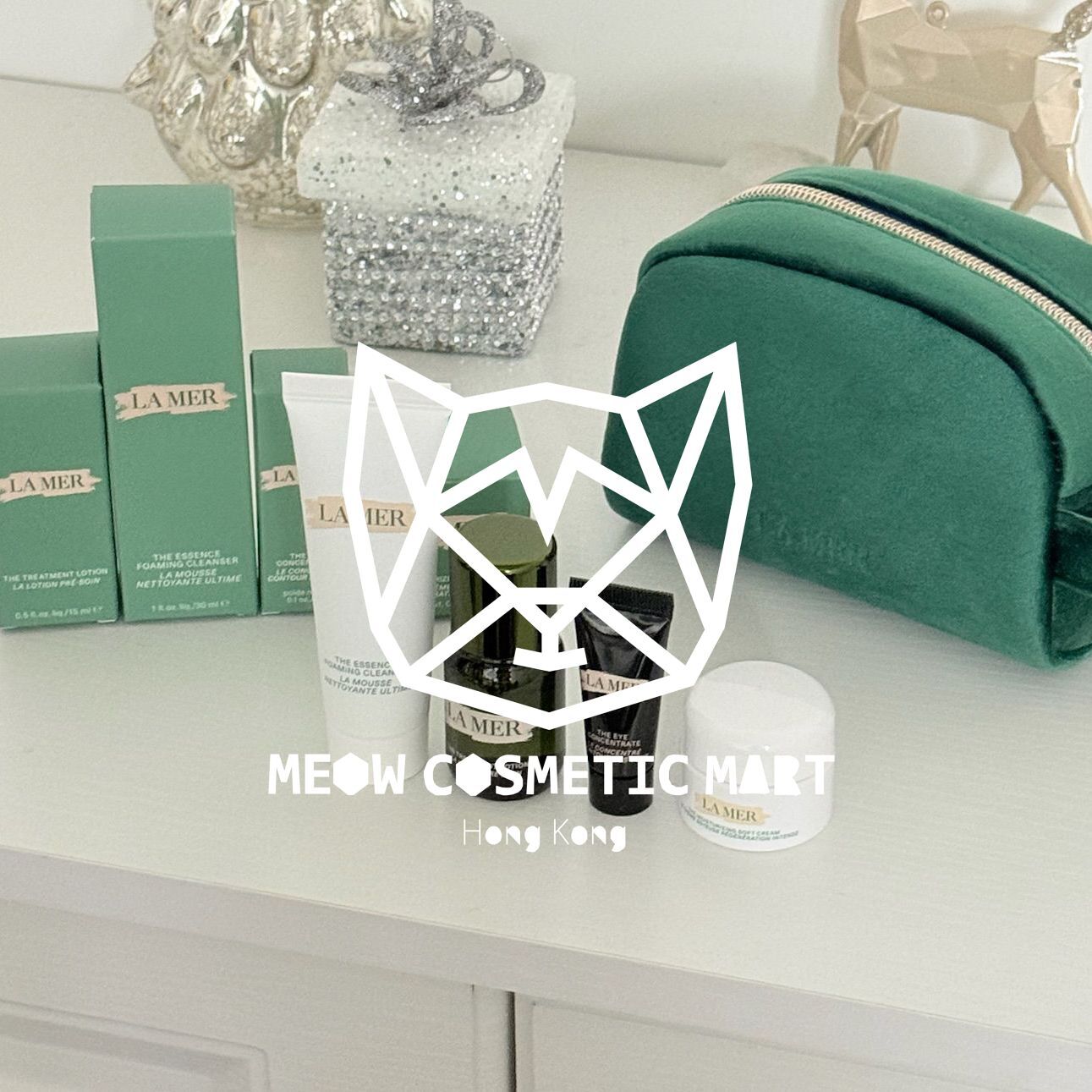 LA MER - 絲絨化妝袋5件套