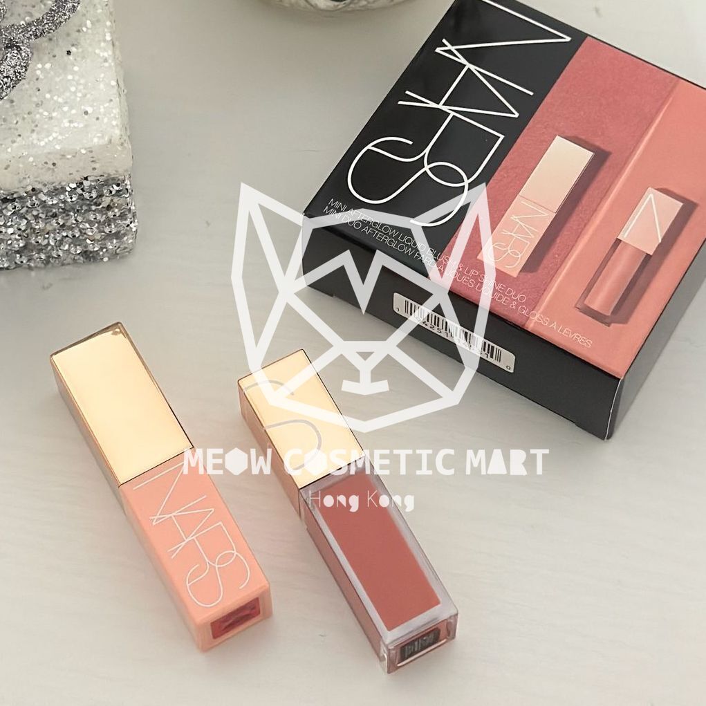 Nars - Mini Afterglow Liquid Blush + Lip shine DUO