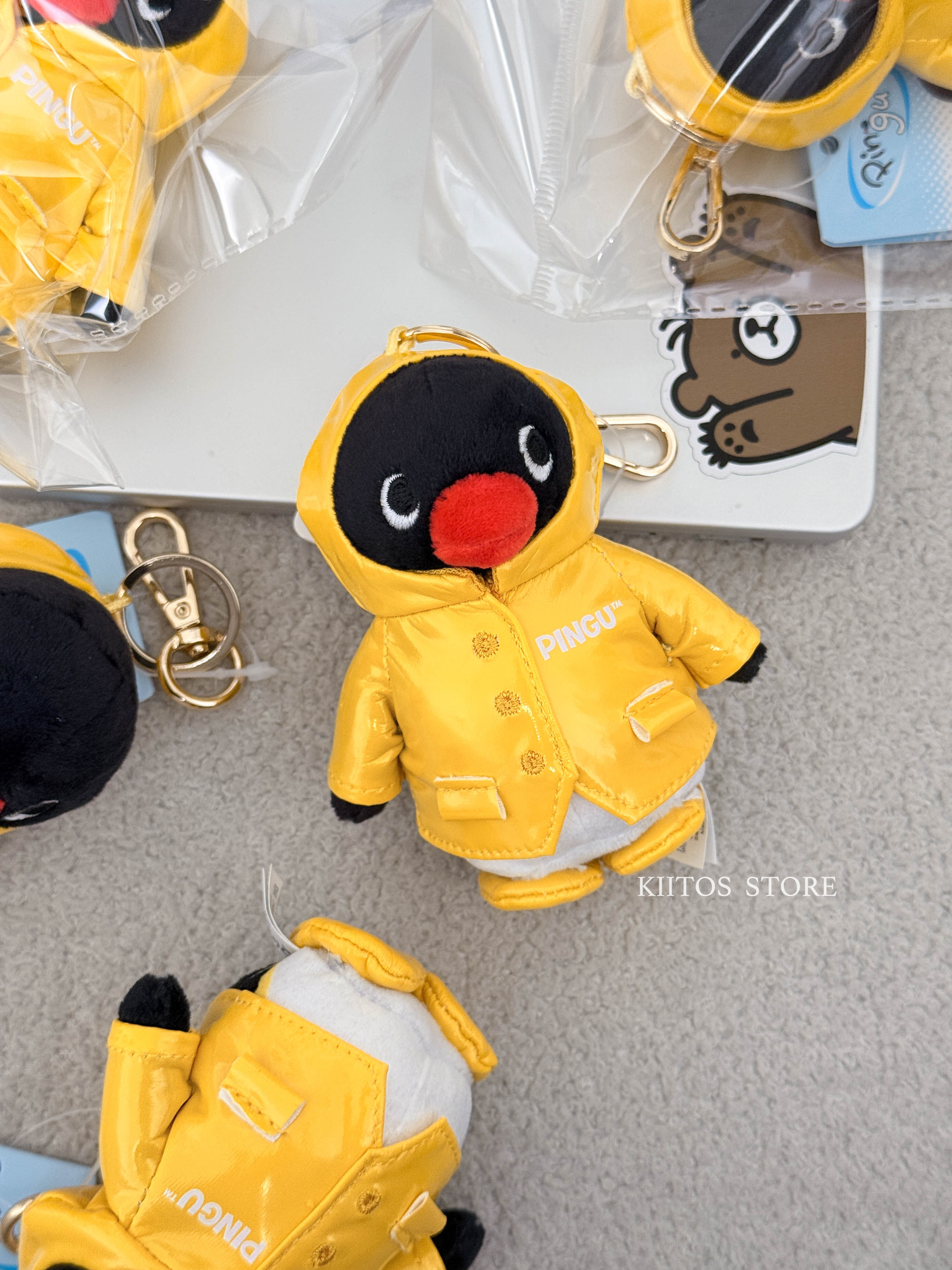 【預購】CGV x PINGU 韓國限定 聯名限定 企鵝家族 雨衣PINGU吊飾