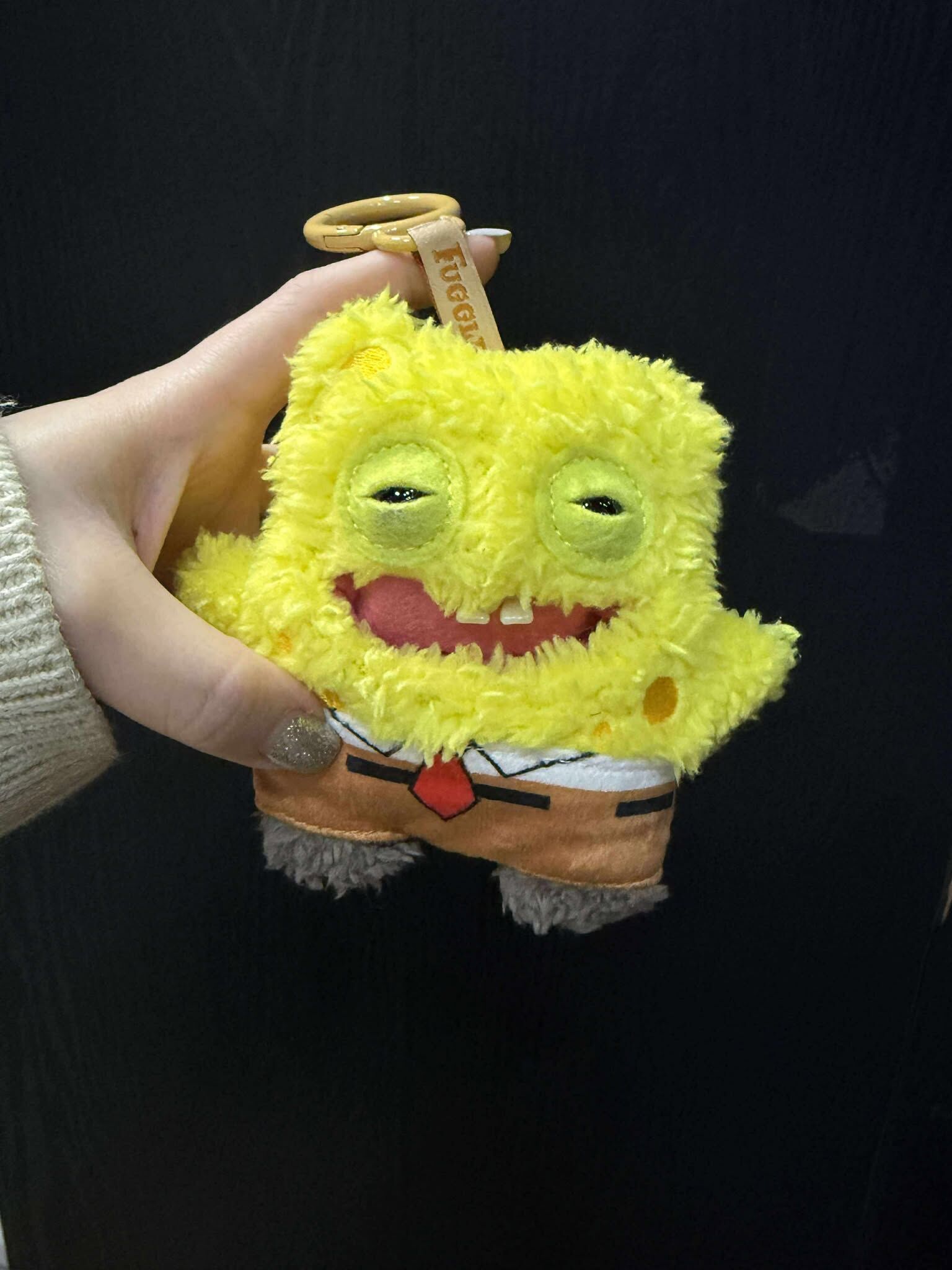 Fuggler X 海綿寶寶 牙齒怪-5吋掛飾 牙寶 11.5cm高