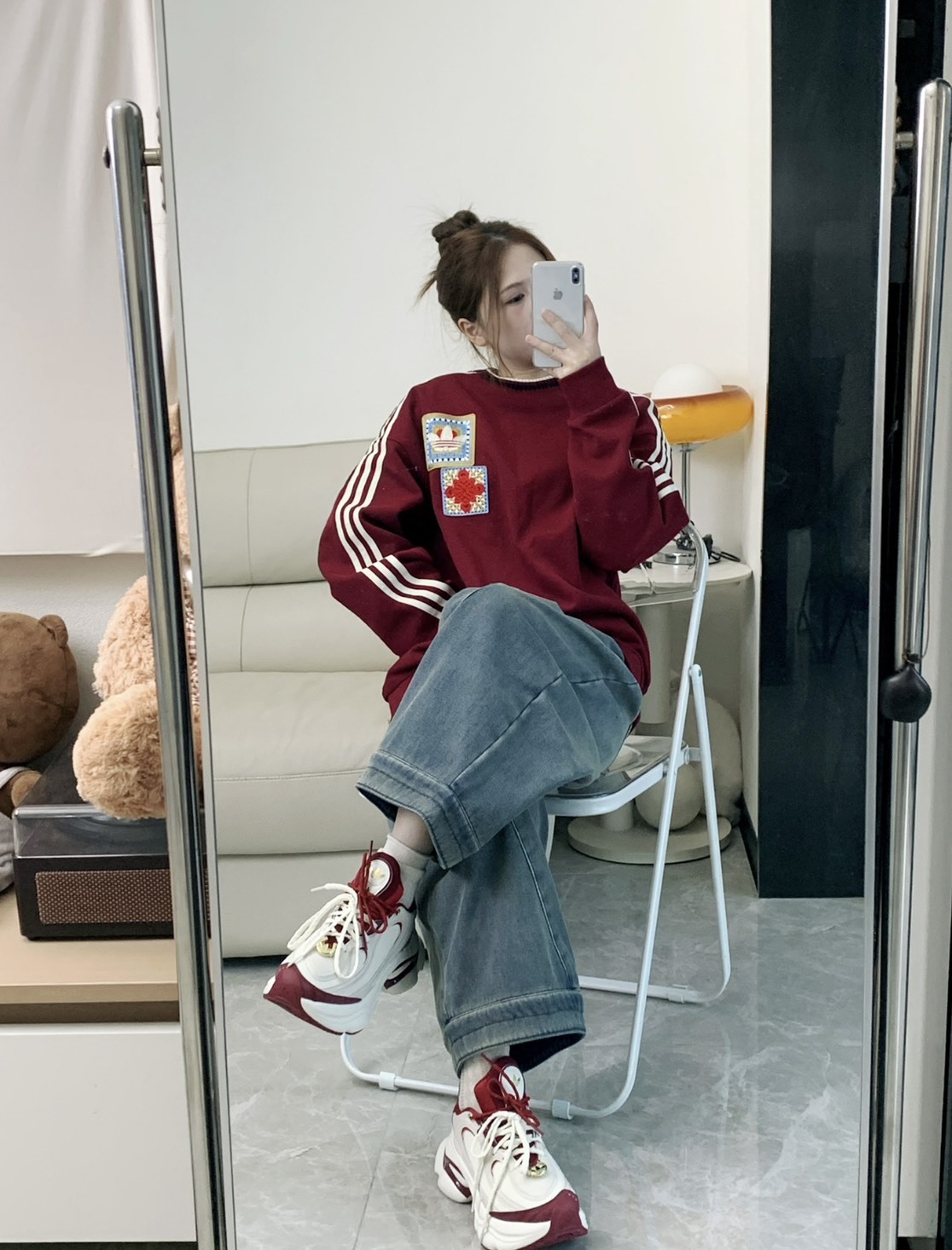 Adidas Originals Ozvenuz 增高 老爹鞋 浮蝶鞋 紅白 馬年限定 新年限定 KI2801