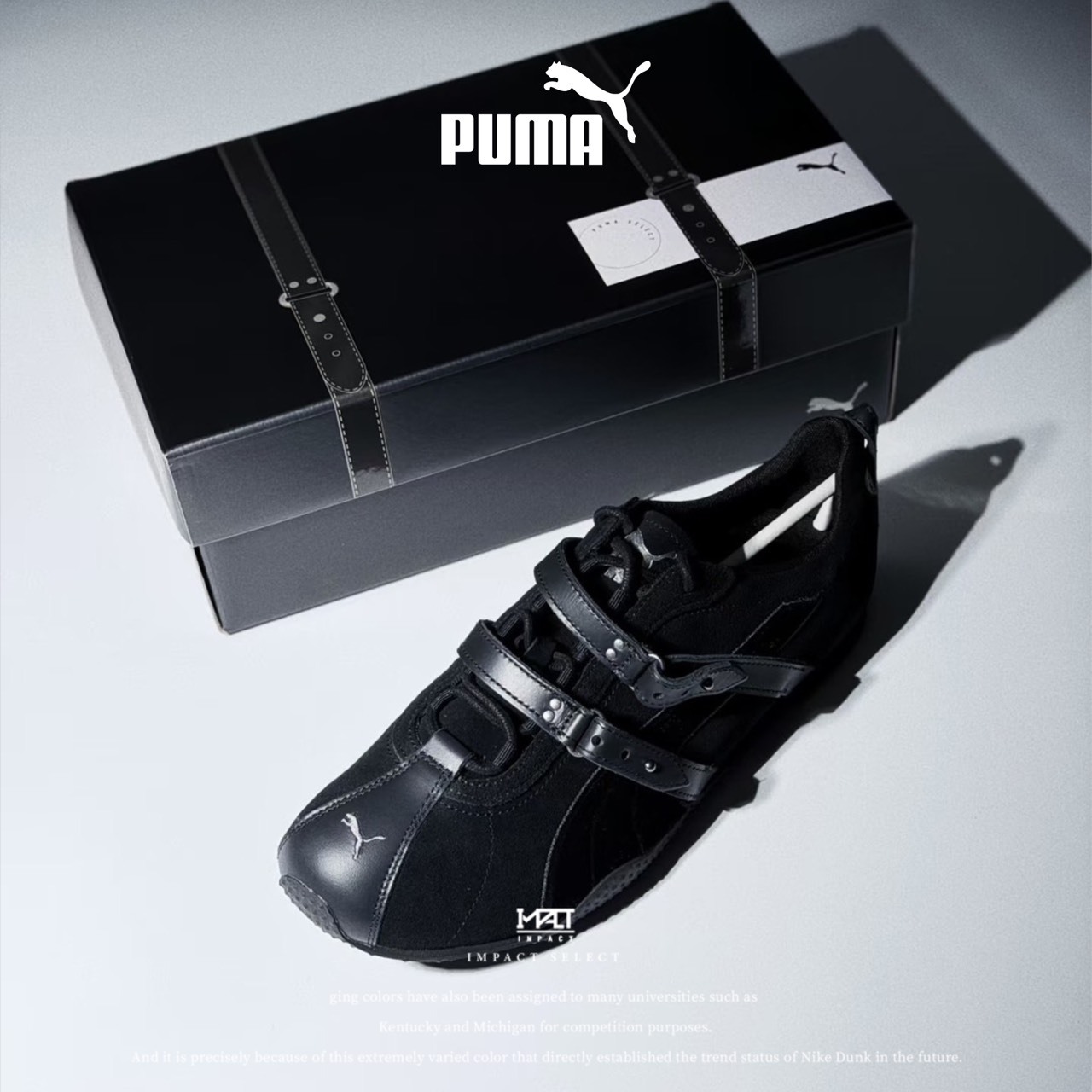 PUMA H-Street 馬年限定 街頭馬術 賽車鞋 黑 質感 406838-01