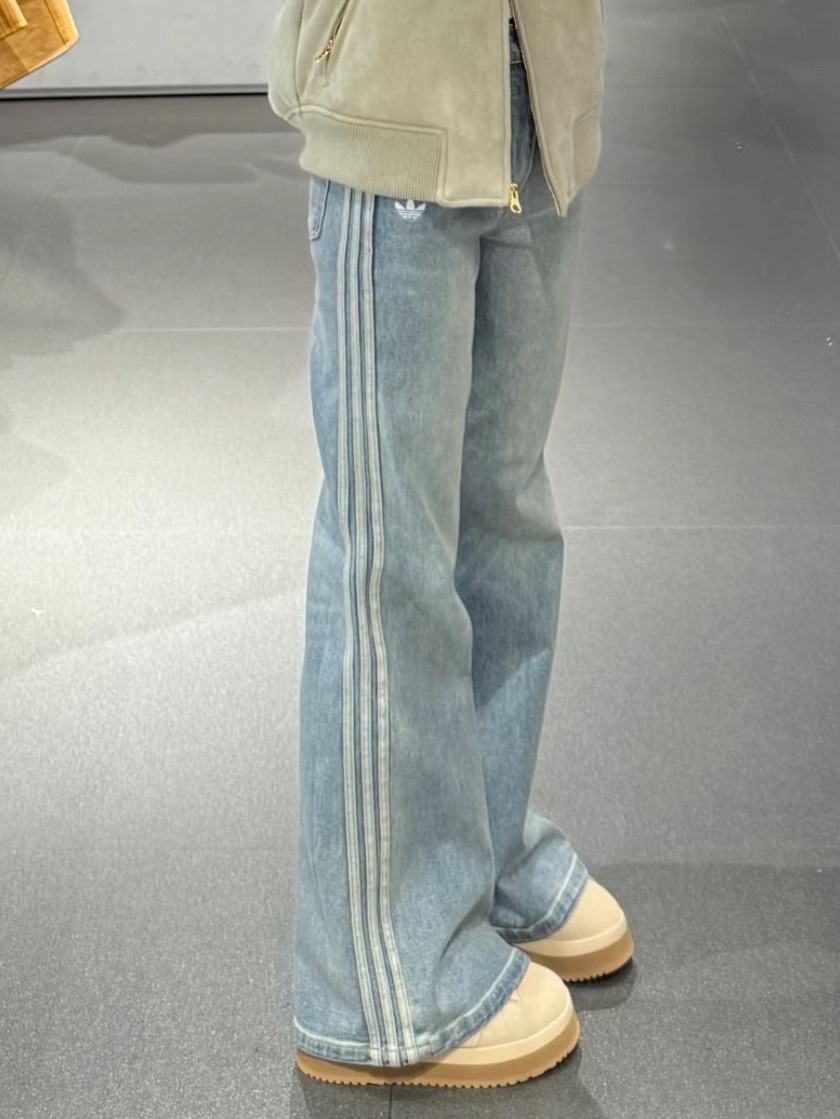 代購-ADIDAS CRFT FLAIR PANT 新年 CNY 水洗喇叭褲 丹寧長褲 KT3173