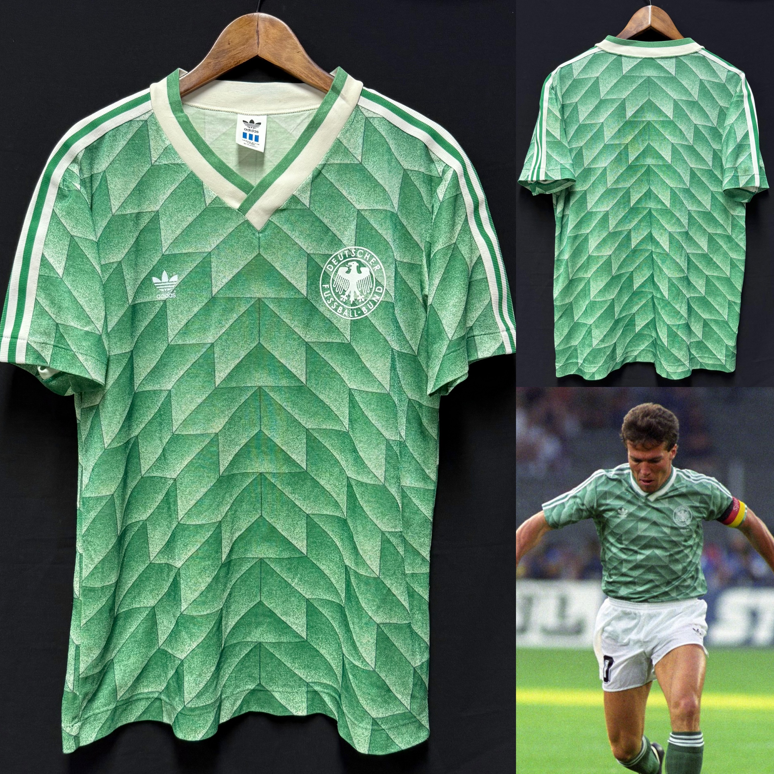 West Germany 1988-1990 Adidas Away Shirt (Japan Template)
