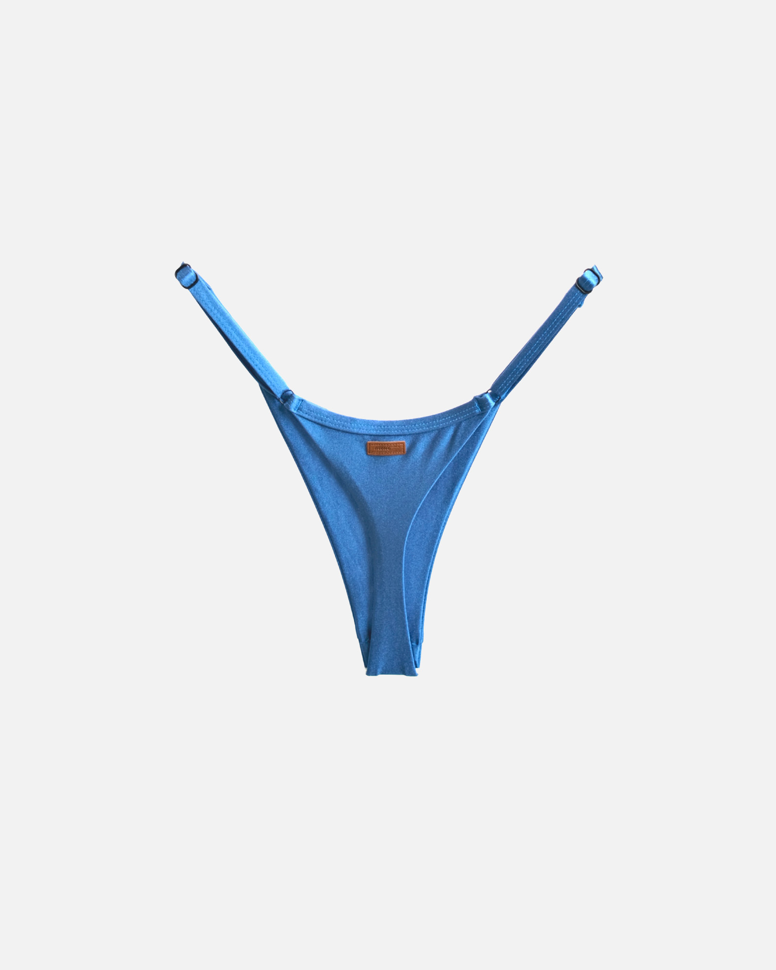 【絲光水波藍】SUNNY 極細日曬丁字泳褲