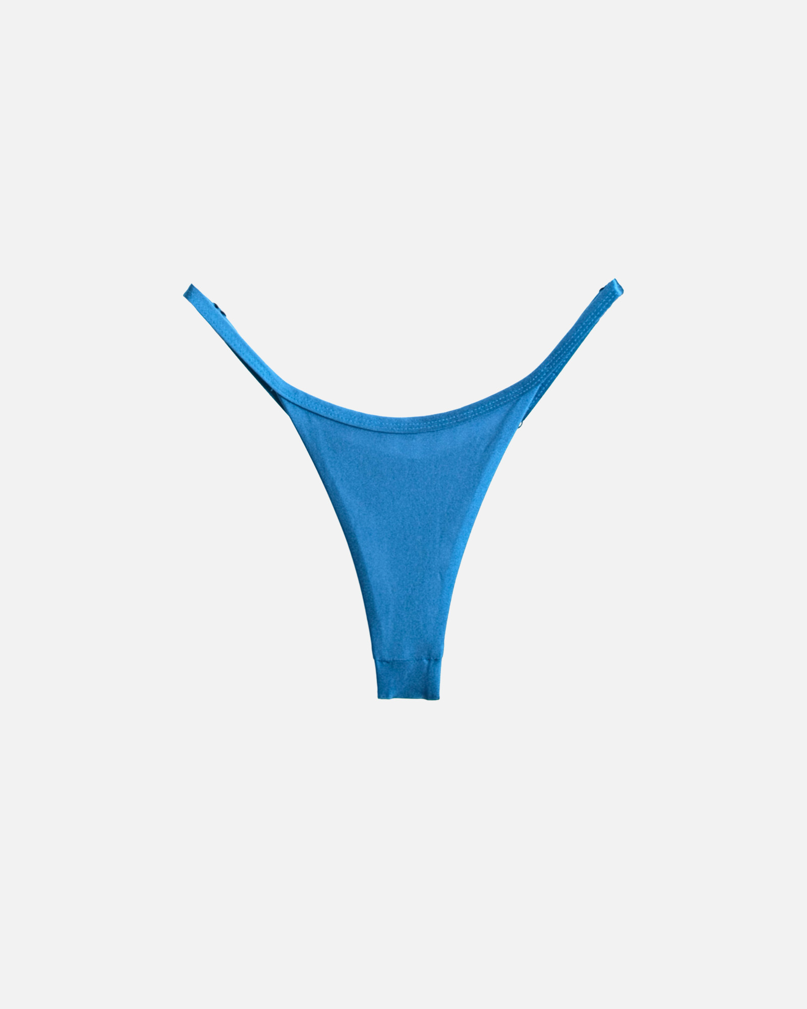 【絲光水波藍】SUNNY 極細日曬丁字泳褲