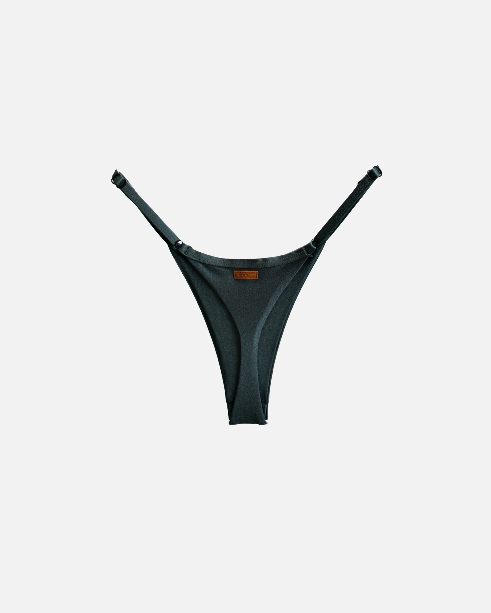 【絲光深綠】SUNNY 極細日曬丁字泳褲